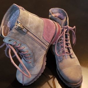 UGG fur lined combat boot